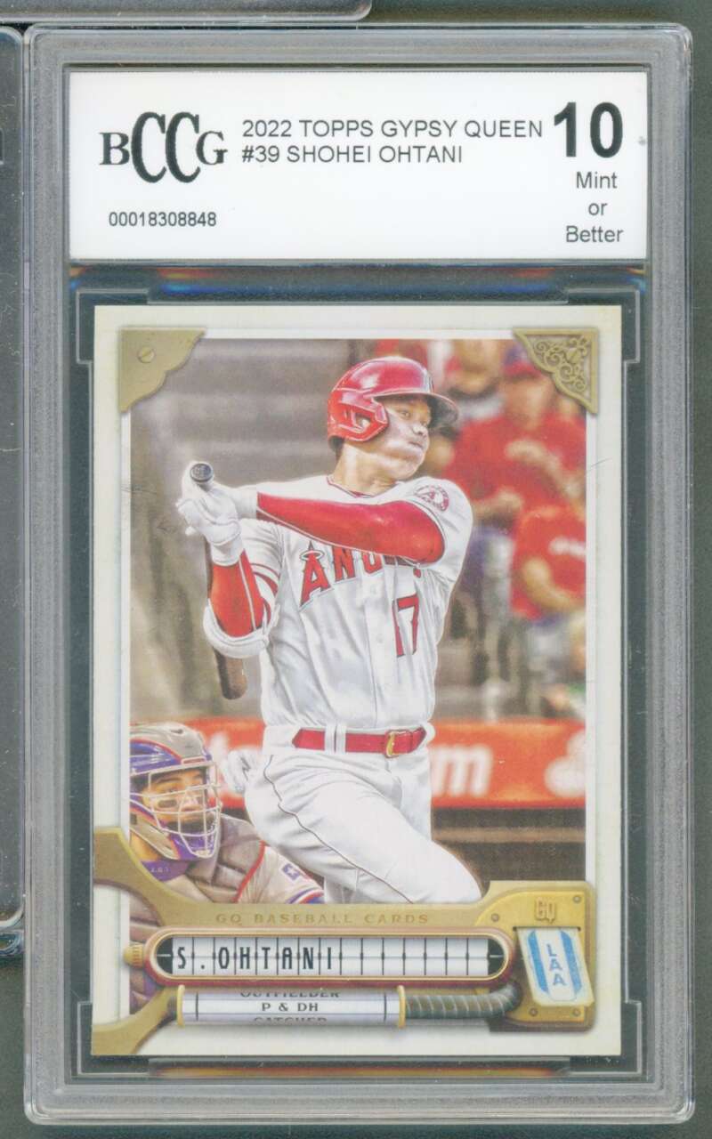 Shohei Ohtani Card 2022 Topps Gypsy Queen #39 BGS BCCG 10 Image 1