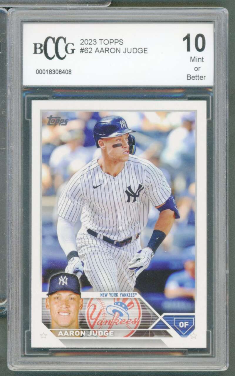 Aaron Judge Card 2023 Topps #62 BGS BCCG 10 Image 1