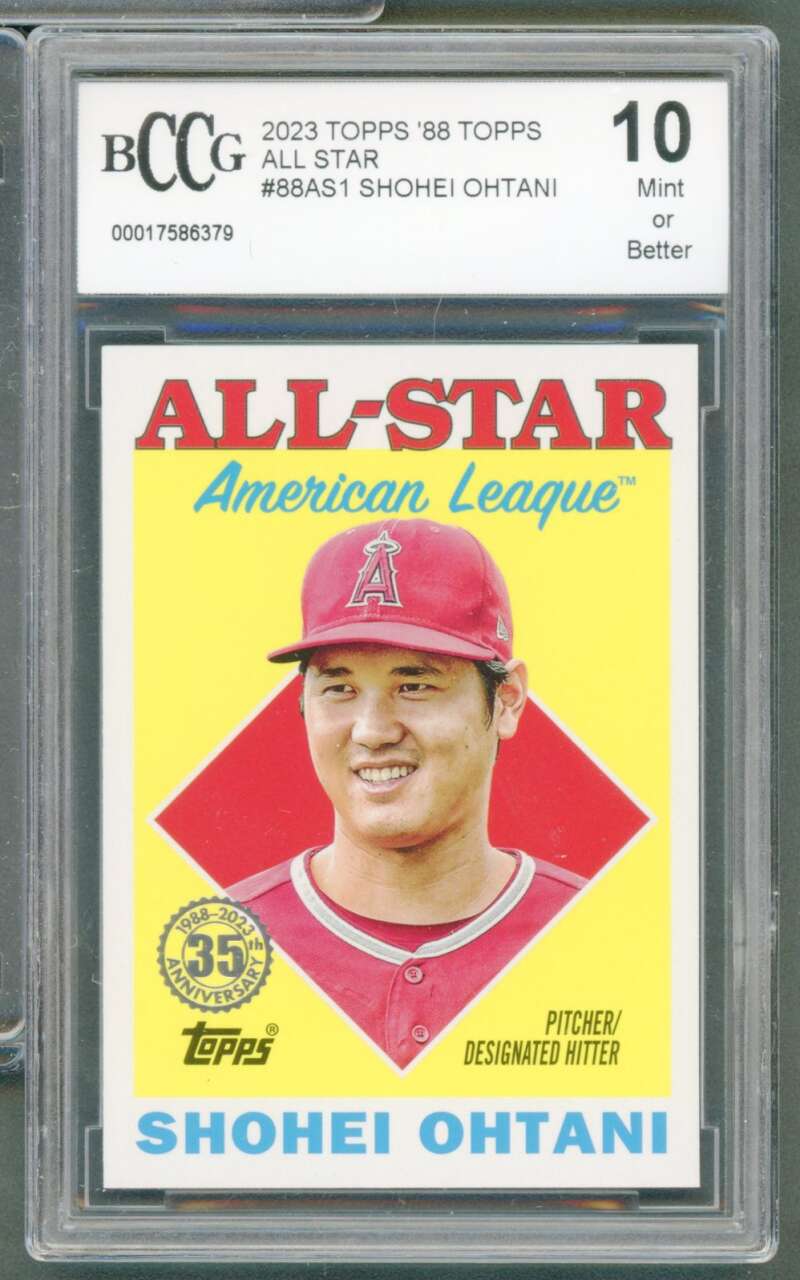 Shohei Ohtani Card 2023 Topps '88 Topps All Star #88As1 BGS BCCG 10 Image 1