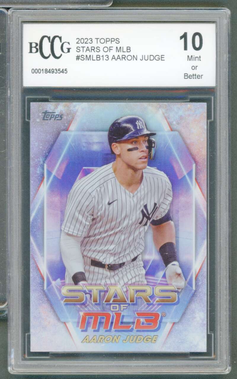 Aaron Judge Card 2023 Topps #SMLB13 BGS BCCG 10 Image 1