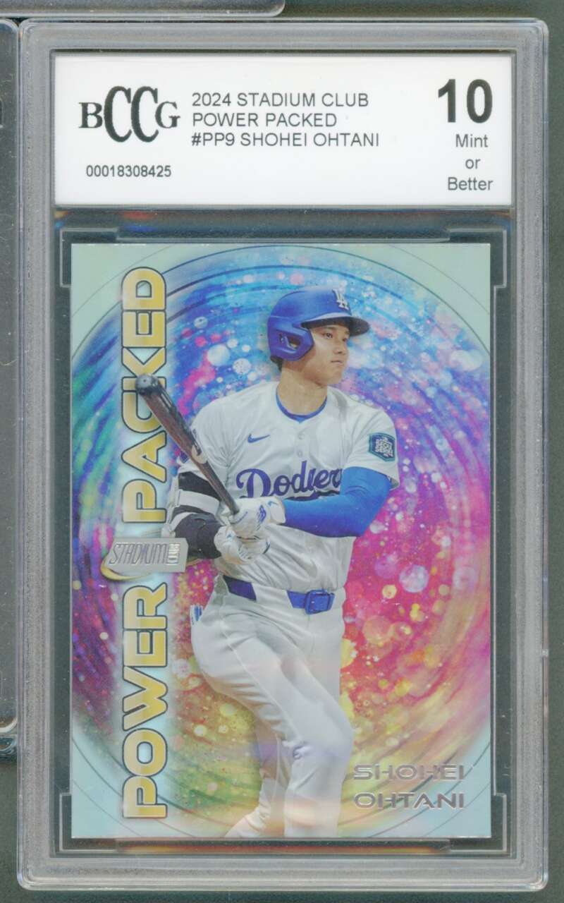 Shohei Ohtani Card 2024 Stadium Club #PP9 BGS BCCG 10 Image 1