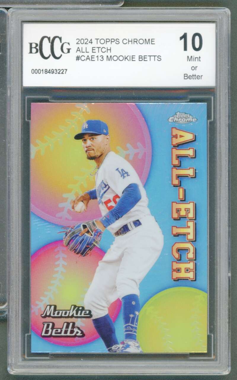 Mookie Betts Card 2024 Topps Chrome All Tech #Cae13 BGS BCCG 10 Image 1