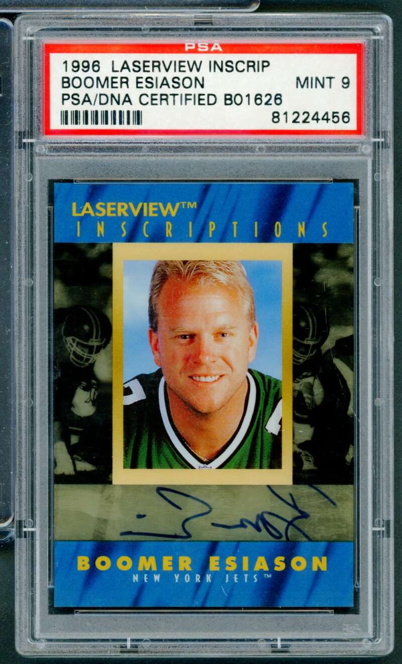 Boomer Esiason Card 1996 Laserview Inscriptions #NNO PSA/DNA 9 Image 1