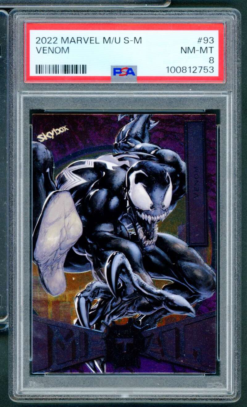 Venom Card 2022 Marvel M/U S-M #93 PSA 8 Image 1
