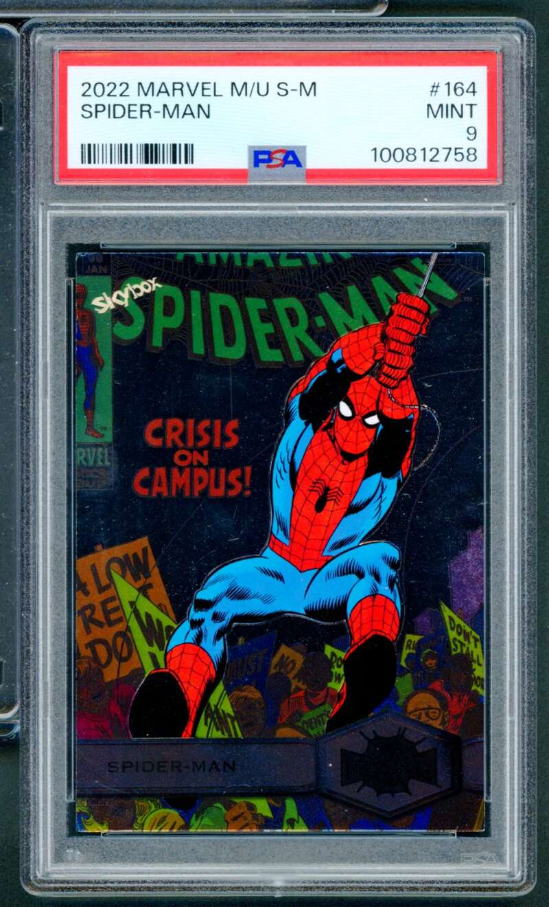 Spider-Man Card 2022 Marvel M/U S-M #164 PSA 9 Image 1