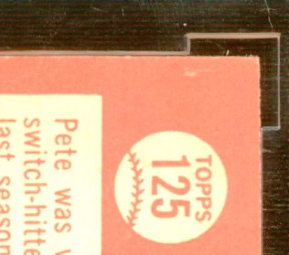 1964 Topps All Star Rookie #125 Pete Rose Card BCCG 8 Excellent+ Image 8