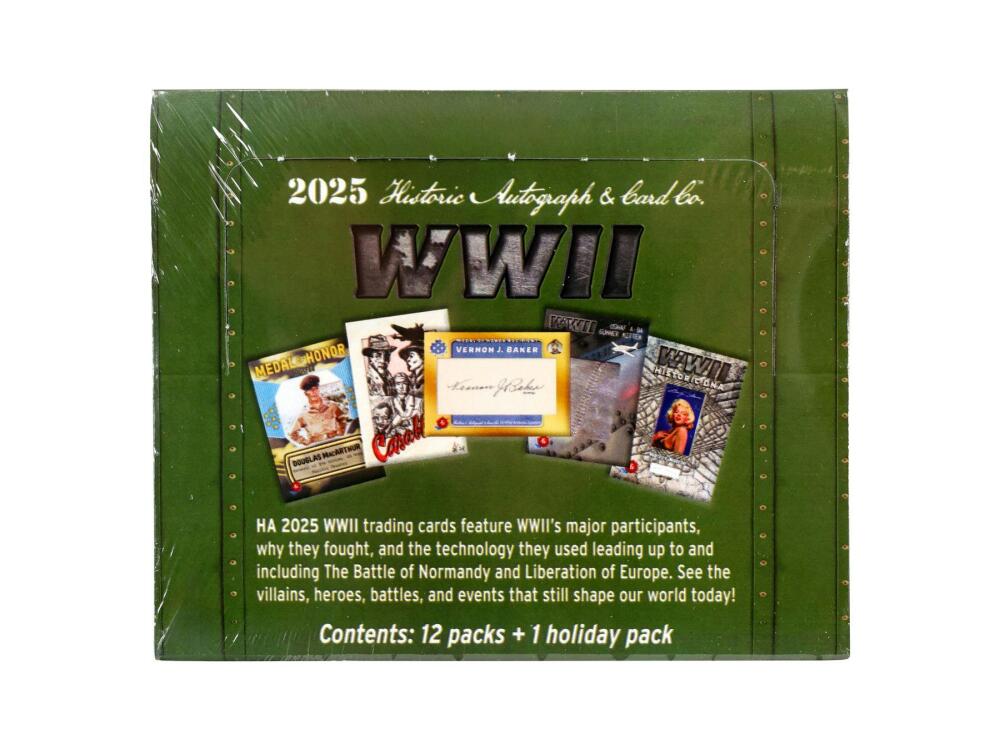 2025 Historic Autographs World War II Hobby Box  Image 1