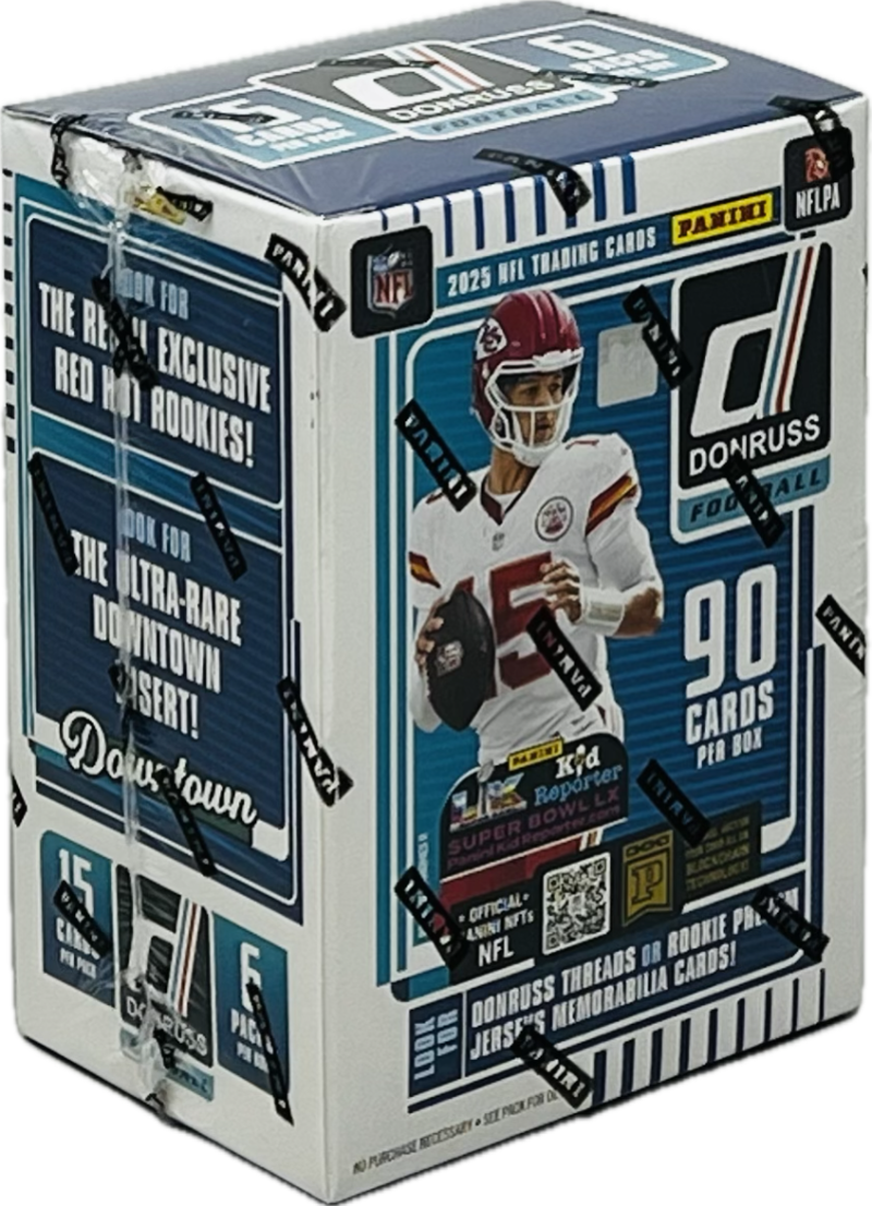2025 Panini Donruss Football 6-Pack Blaster Box (Red Hot Rookies) Image 1