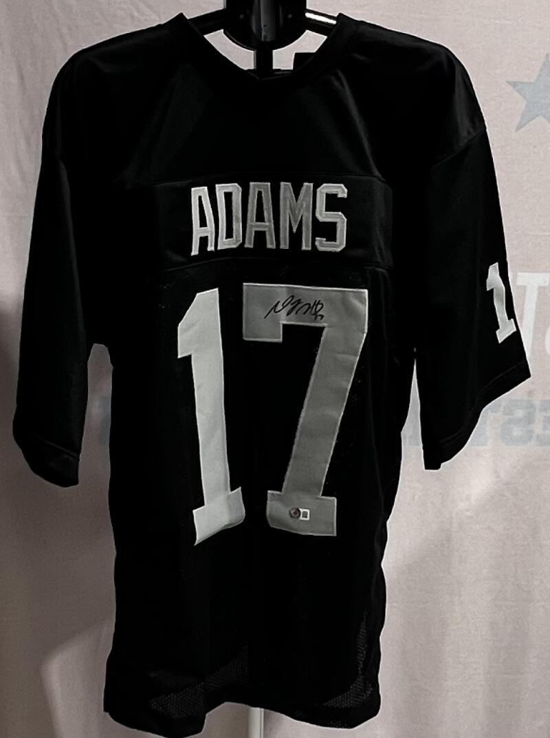 Davante Adams Autograph Signed Raiders Football Jersey BAS Authentic   Image 1