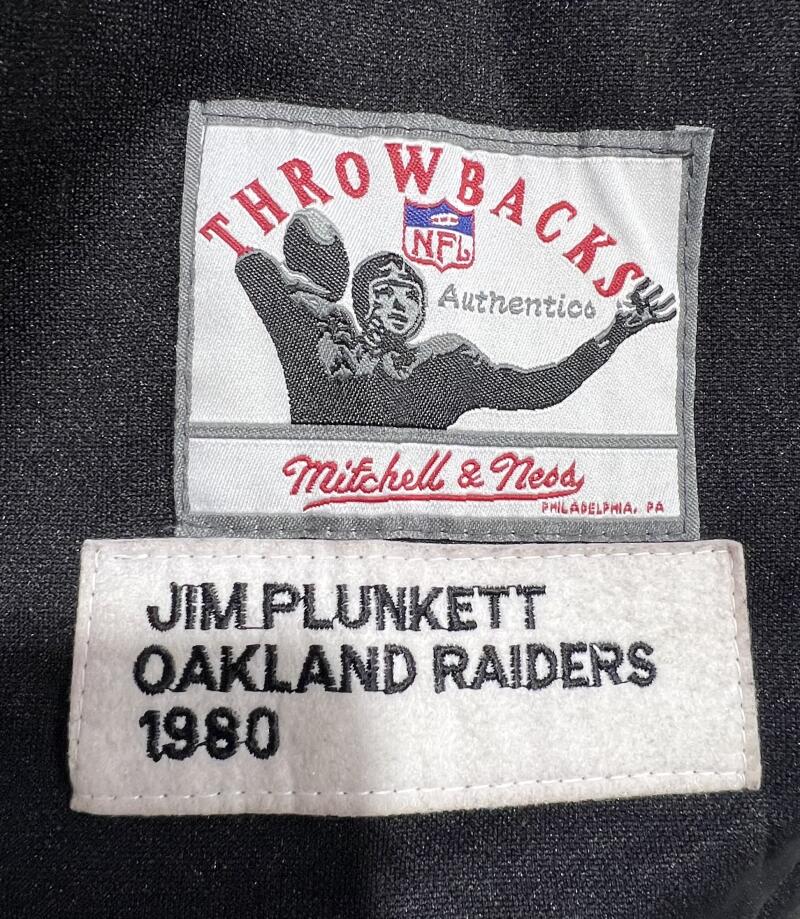 Jim Plunkett Oakland Raiders Football Jersey     Image 4