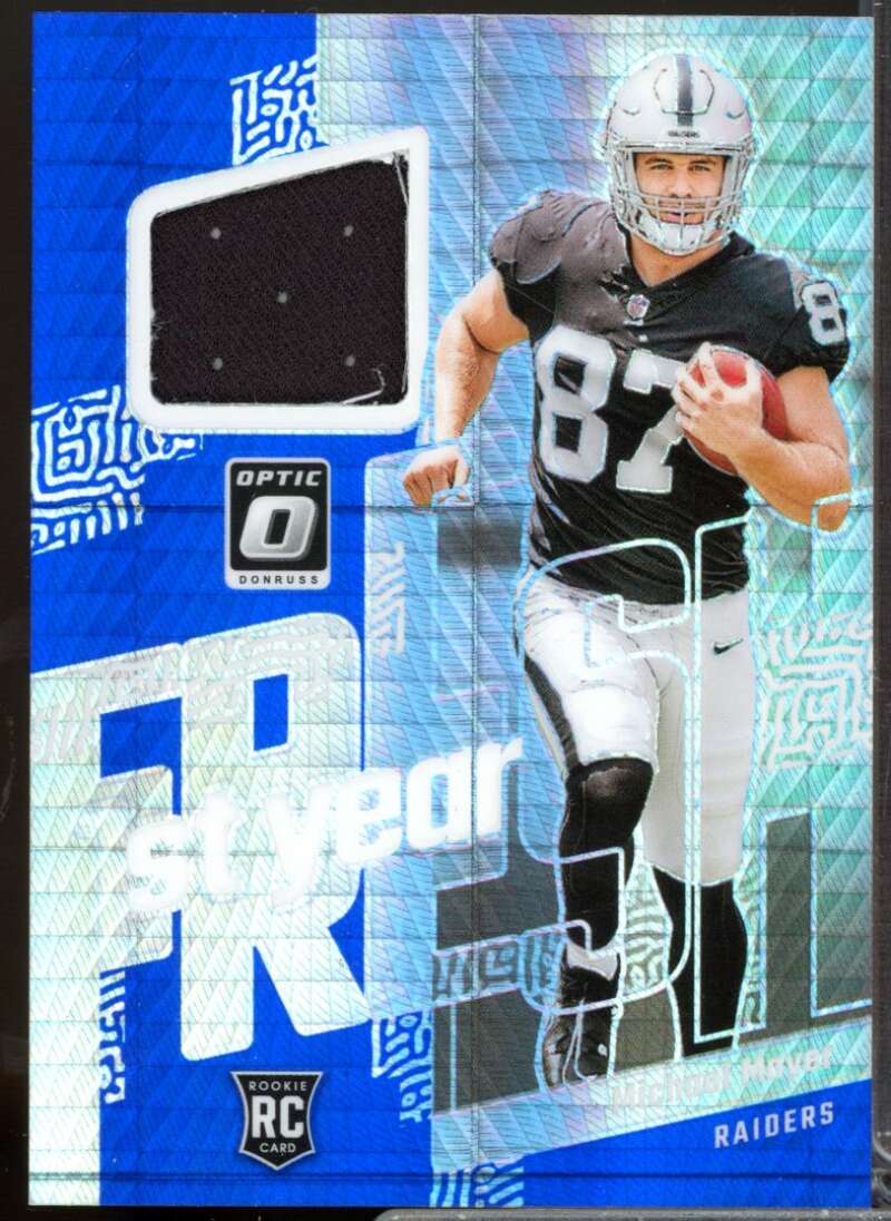 Michael Mayer 2023 Donruss Optic First Year Fresh Rookie Jerseys Blue Hyper #27  Image 1