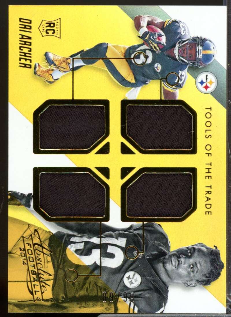 Dri Archer /99 2014 Absolute Tools of the Trade Jersey Rookie Spectrum Gold #DA  Image 1