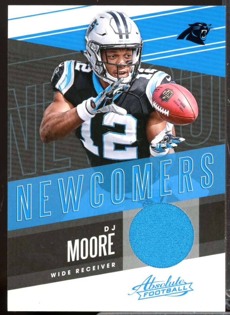D.J. Moore Card 2018 Absolute Newcomers Rookie Jerseys #17  Image 1