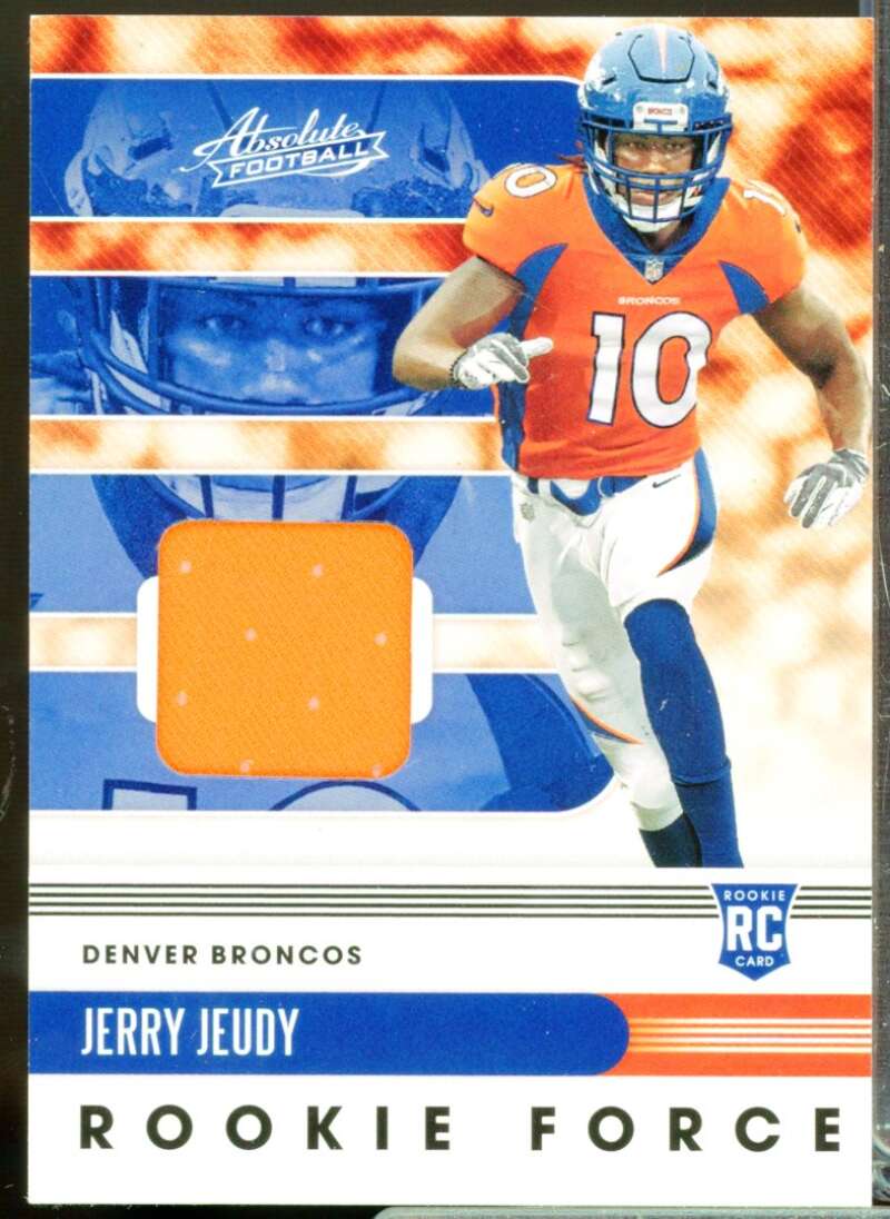 Jerry Jeudy Card 2020 Absolute Rookie Force Jerseys #7  Image 1