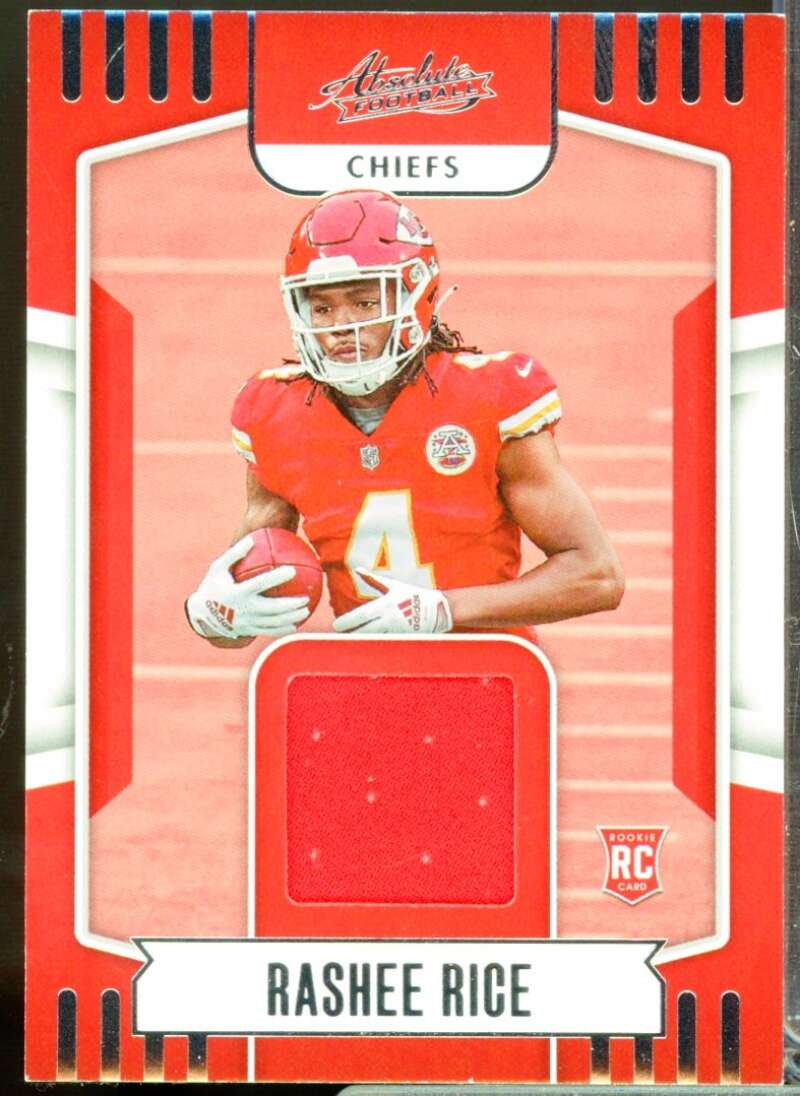 Rashee Rice Card 2023 Absolute Absolute Rookie Jersey Materials #17  Image 1