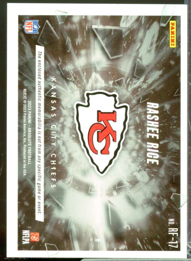 Rashee Rice Card 2023 Absolute Rookie Force Jerseys #17  Image 2