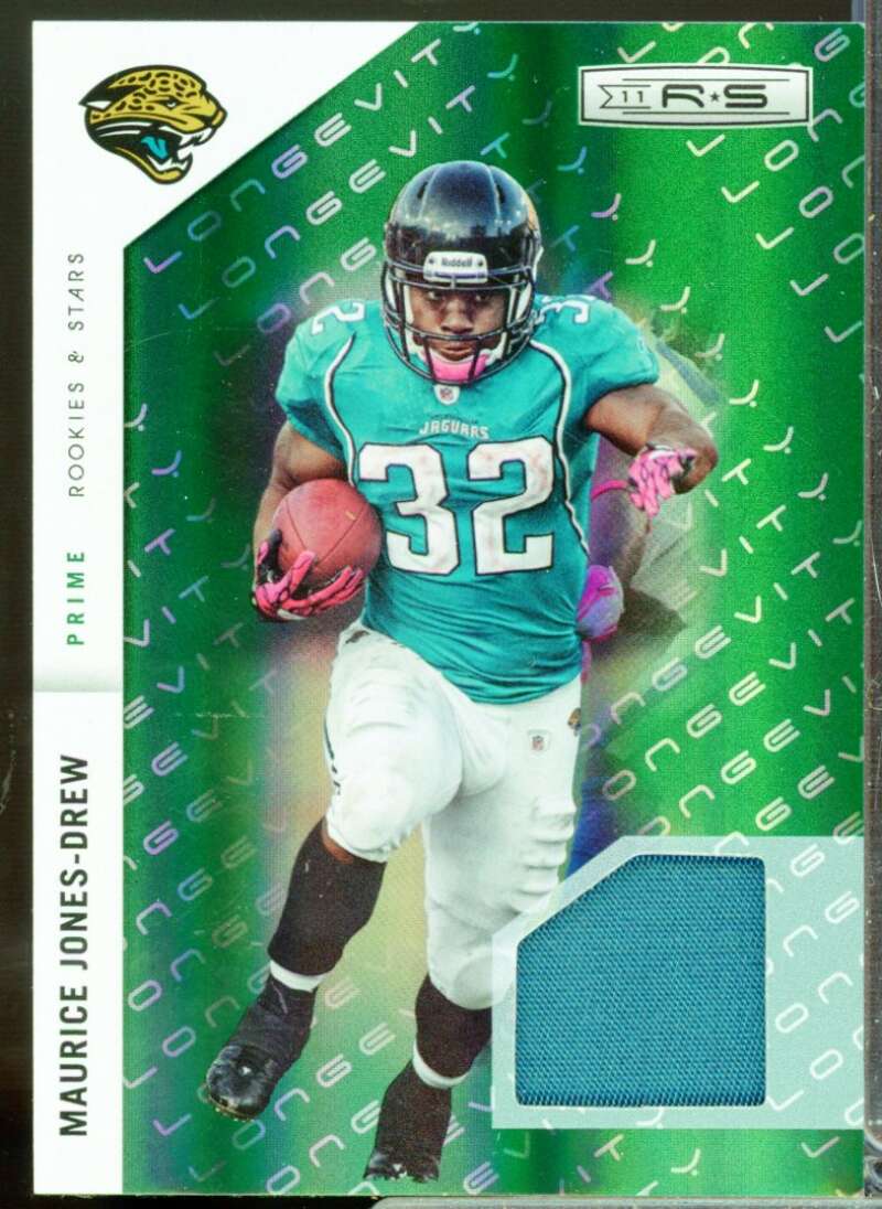 Maurice Jones-Drew /99 2011 Rookies and Stars JSY Emerald Prime Longevity #70  Image 1