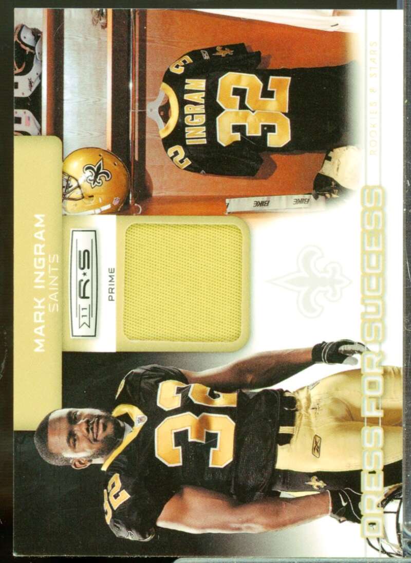 Mark Ingram 2011 Rookies and Stars Dress for Success Rookie Jerseys Prime #33  Image 1