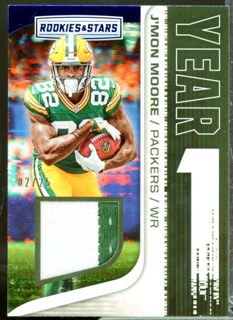 J'Mon Moore Card 2018 Rookies and Stars Year One Rookie Jerseys Prime #36  Image 1