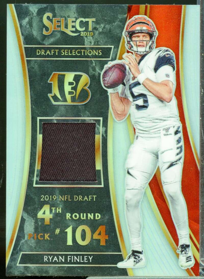 Ryan Finley 2019 Select Draft Selections Rookie Jersey Memorabilia Prizm #14  Image 1