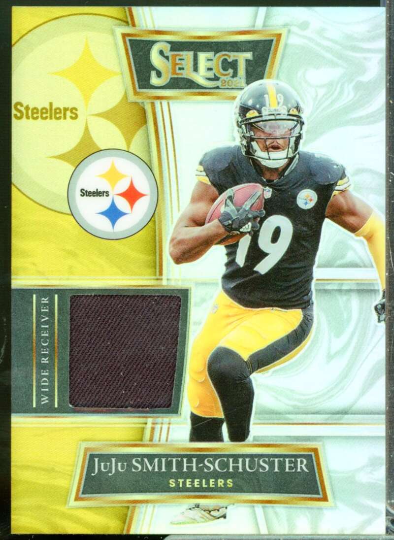 JuJu Smith-Schuster Card 2021 Select Select Jersey Swatches Prizm #27  Image 1