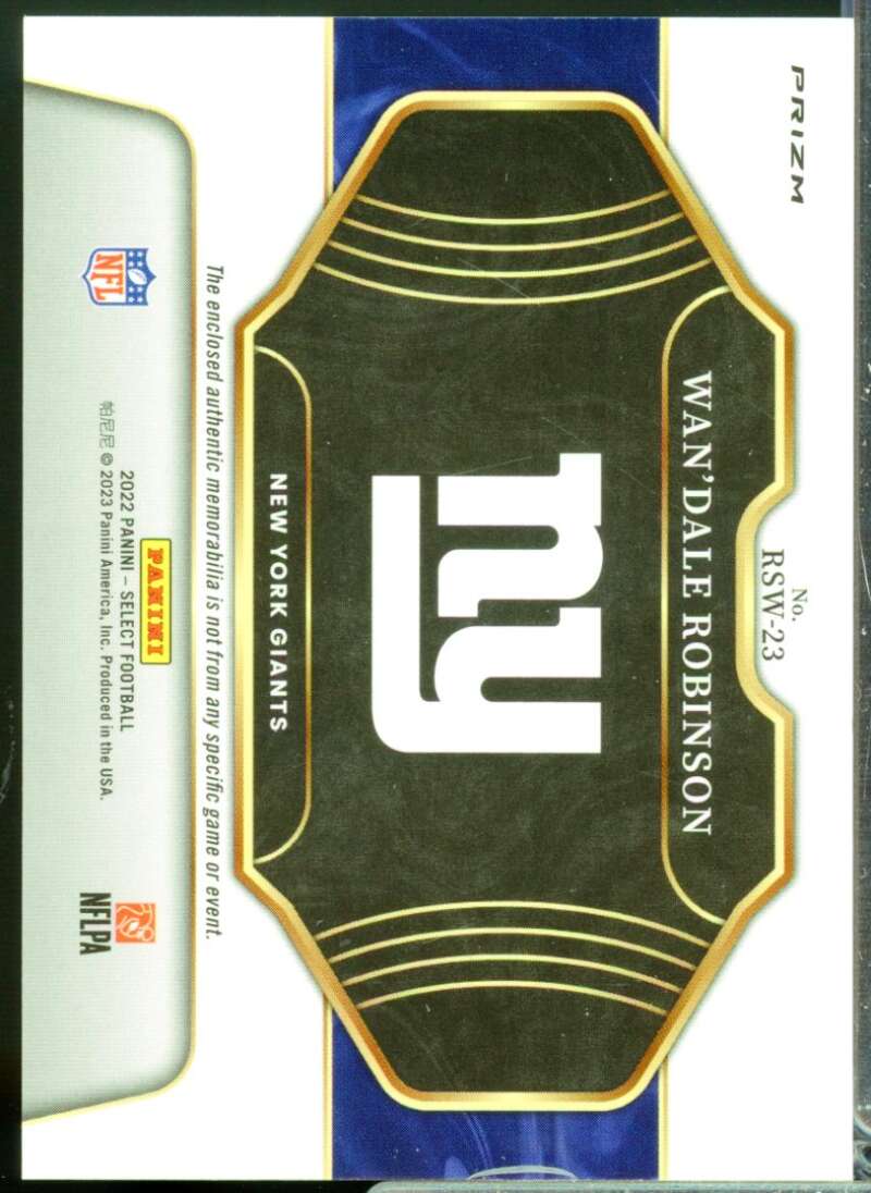 Calvin Austin III Card 2022 Select Rookie Swatches Jersey Prizm Red #21  Image 2