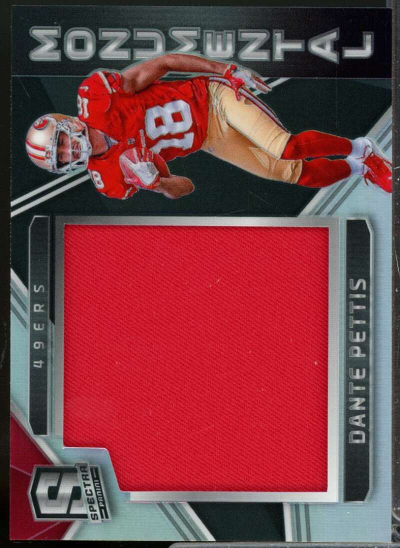 Dante Pettis Card 2018 Panini Spectra Monumental Memorabilia Rookie Jersey #32  Image 1