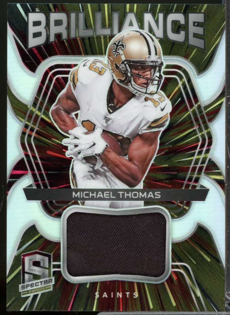 Michael Thomas Card 2020 Panini Spectra Brilliance Jersey Materials Hyper #20  Image 1