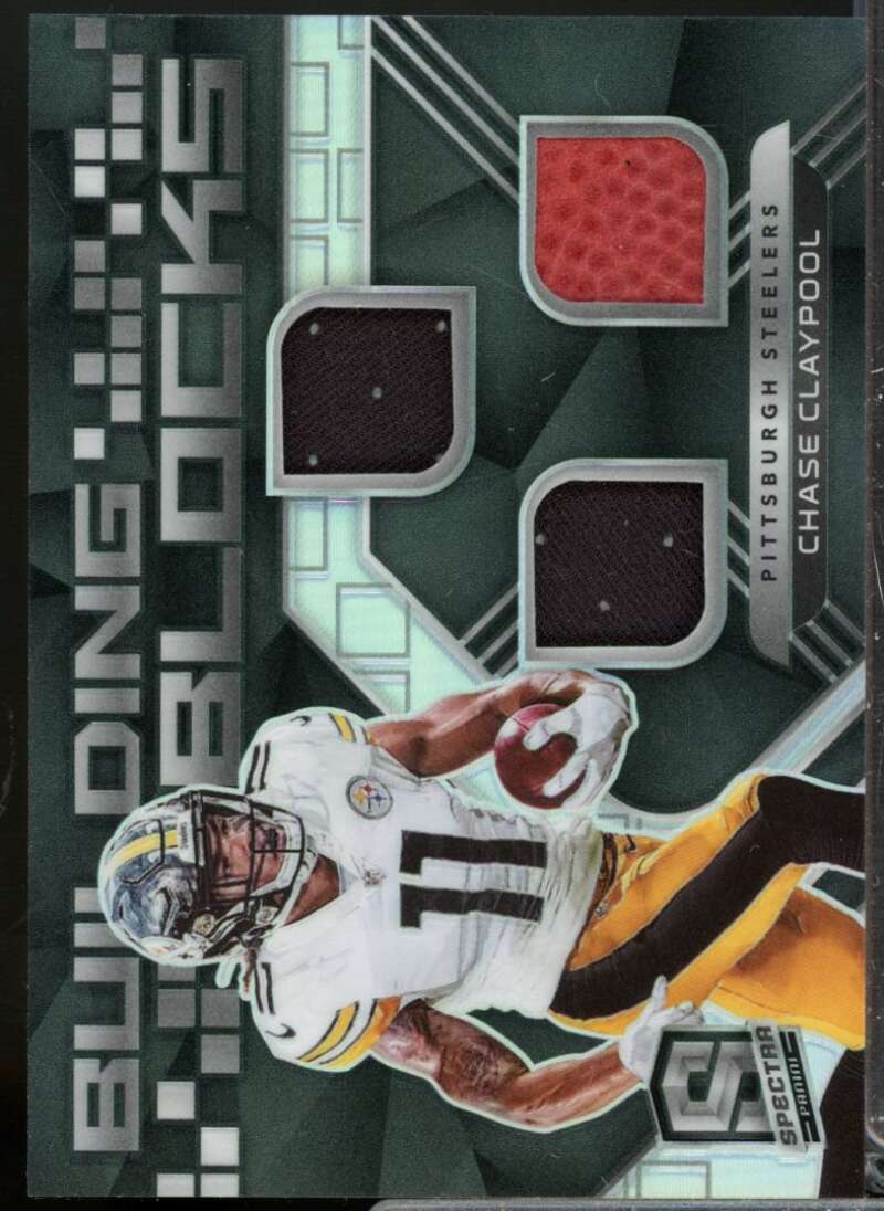 Chase Claypool 2020 Panini Spectra Building Blocks Rookie Jersey Materials #21  Image 1