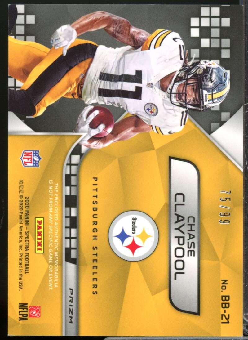 Chase Claypool 2020 Panini Spectra Building Blocks Rookie Jersey Materials #21  Image 2