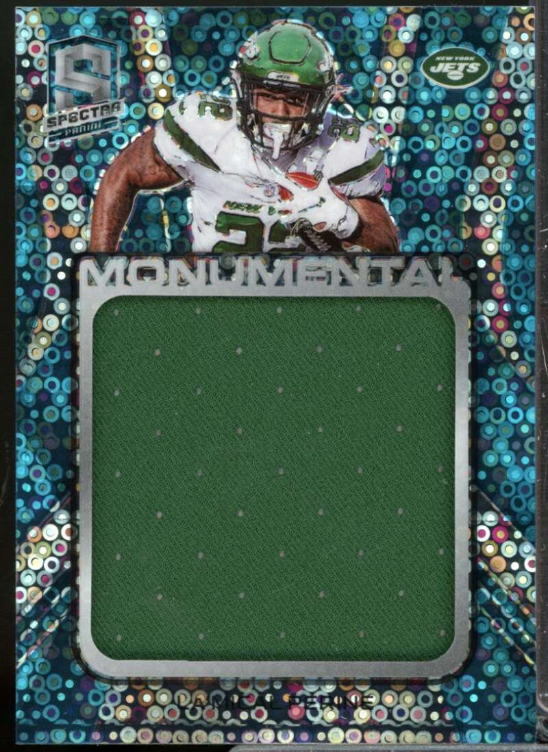 La'Mical Perine /60 2020 Panini Spectra Monumental Rookie Jersey Neon Blue #34  Image 1