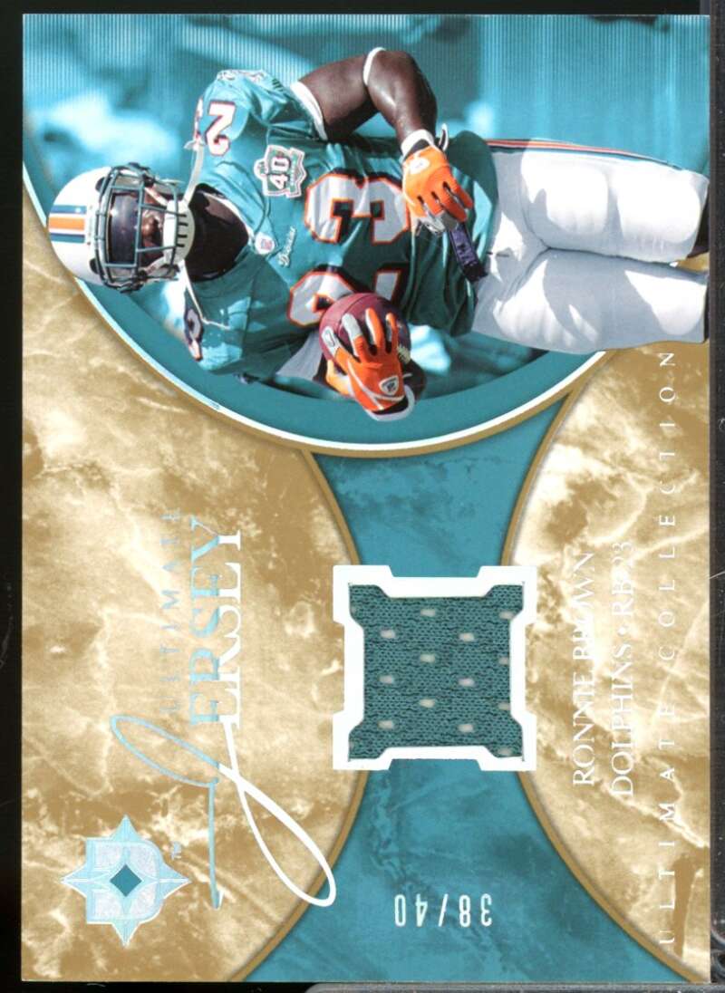 Ronnie Brown /40 Card 2006 Ultimate Collection Jerseys Spectrum #ULRB  Image 1