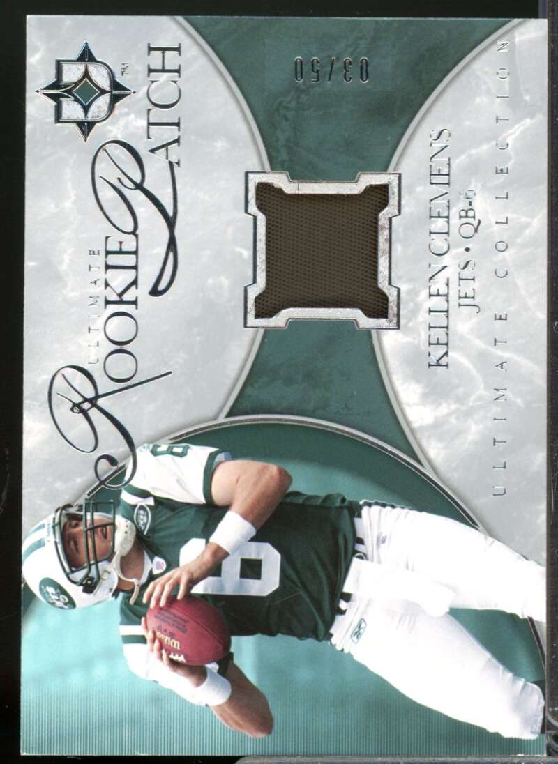 Kellen Clemens /50 2006 Ultimate Collection Rookie Jersey Patch Silver #URKC  Image 1