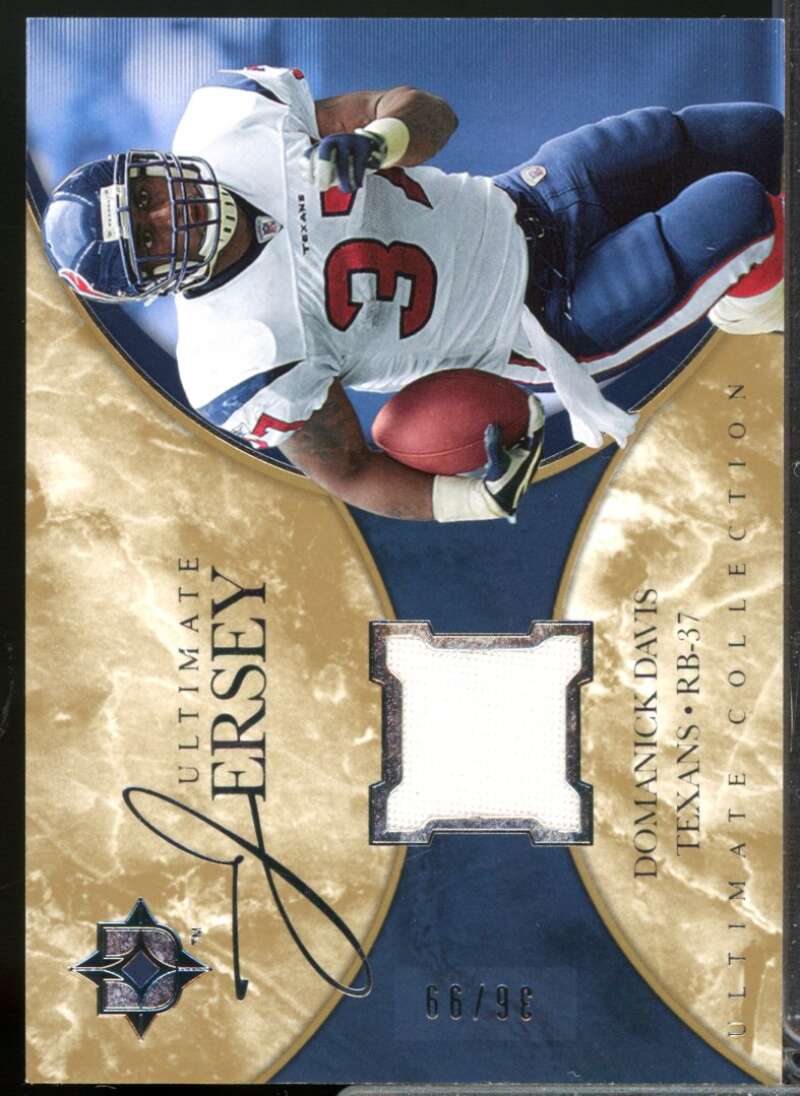 Domanick Davis Card 2006 Ultimate Collection Jerseys #ULDD  Image 1