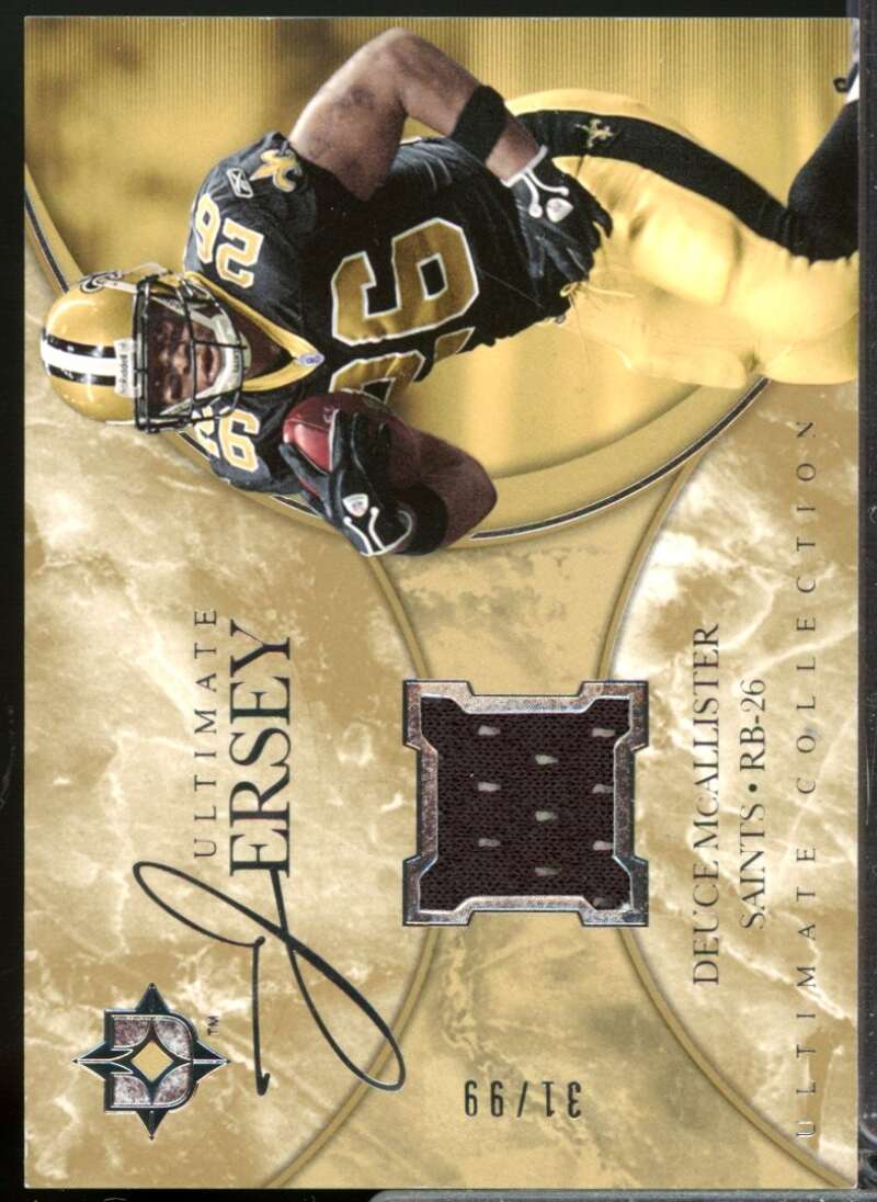 Deuce McAllister Card 2006 Ultimate Collection Jerseys #ULMC  Image 1