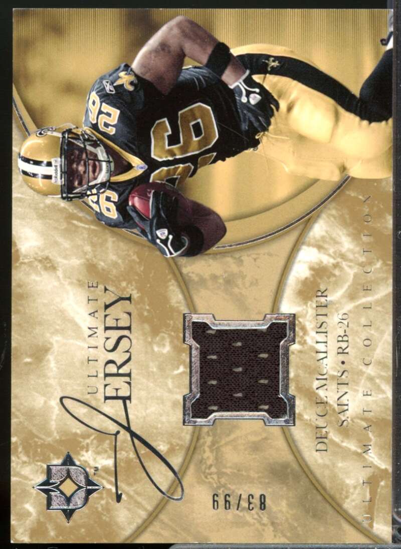 Deuce McAllister Card 2006 Ultimate Collection Jerseys #ULMC  Image 1