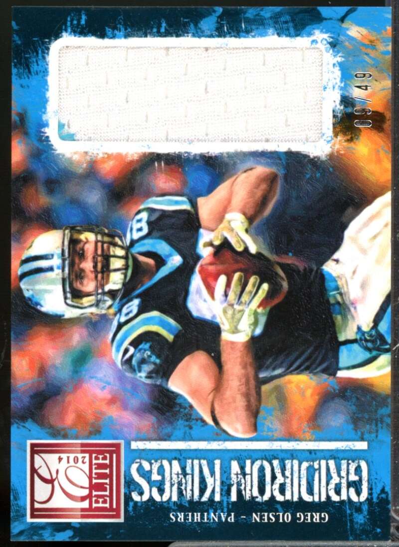 Greg Olsen /49 Card 2014 Elite Gridiron Jersey Kings #20  Image 1