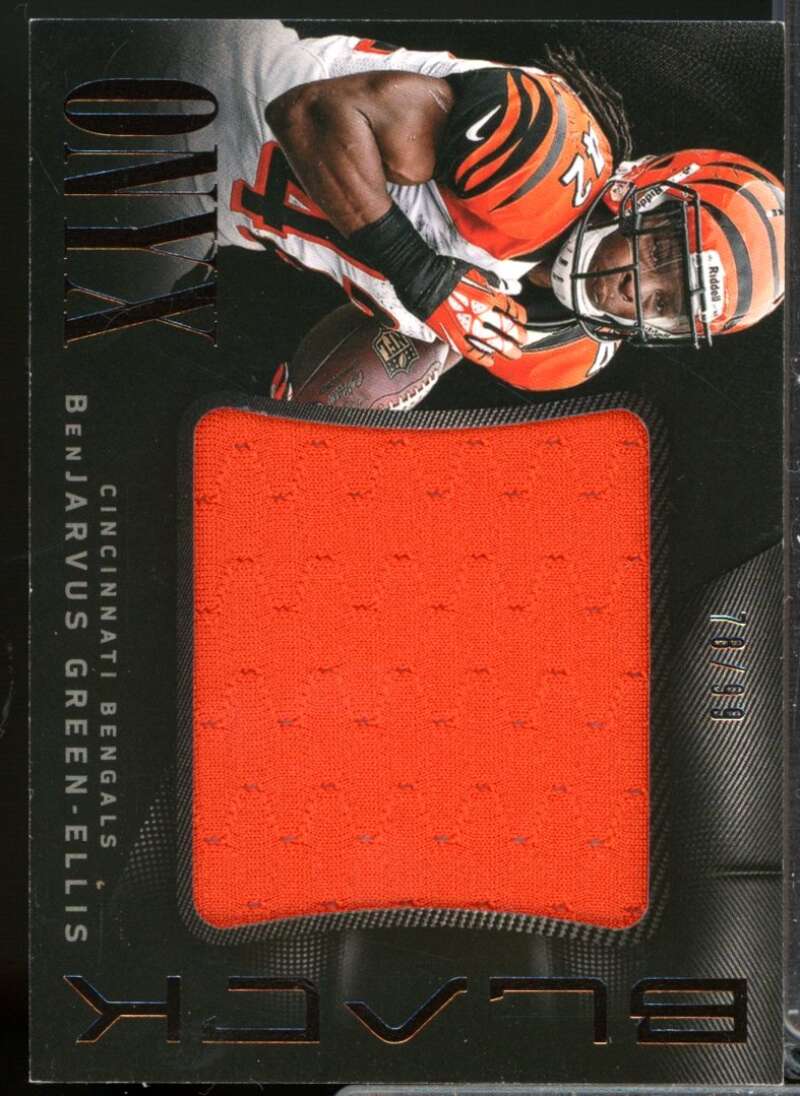 BenJarvus Green-Ellis /99 Card 2013 Panini Black Onyx Materials Jumbo Jersey #7  Image 1