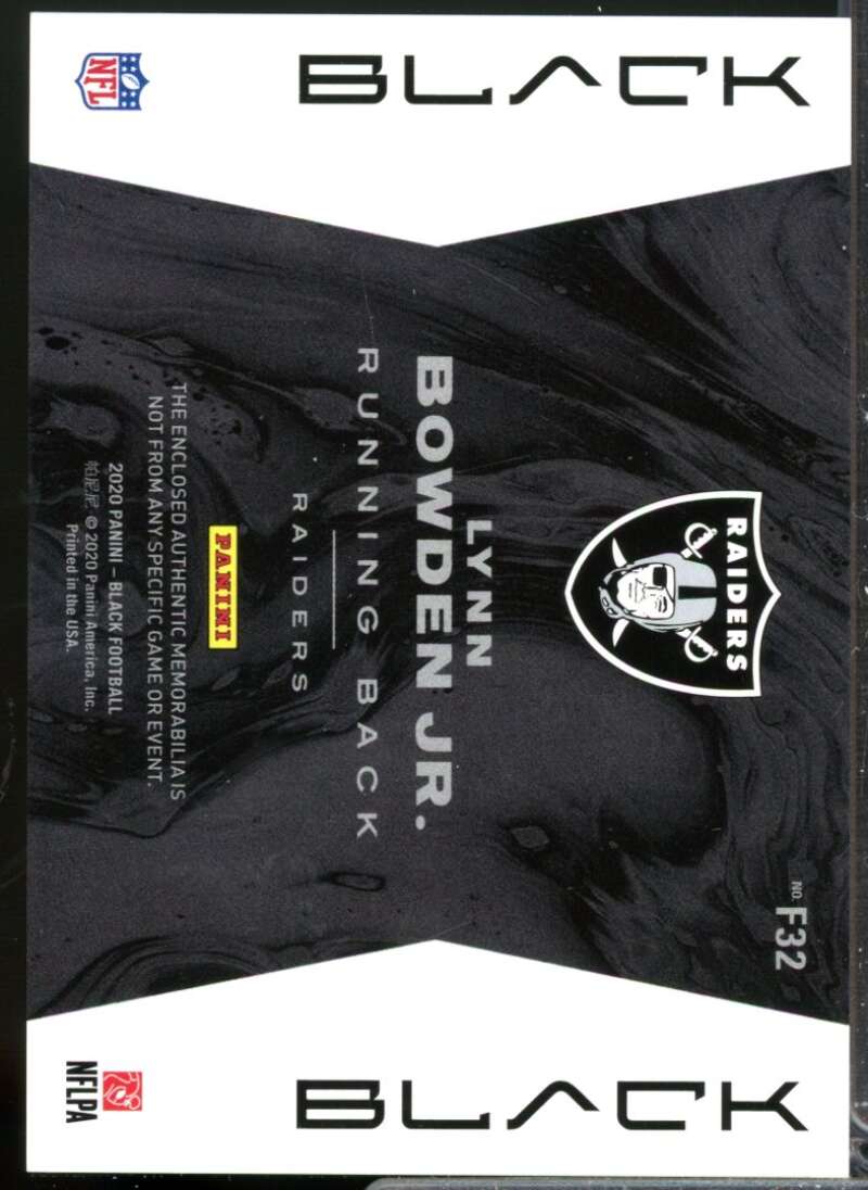 Lynn Bowden Jr. Card 2020 Panini Black Futuristic Rookie Jerseys Copper #32  Image 2