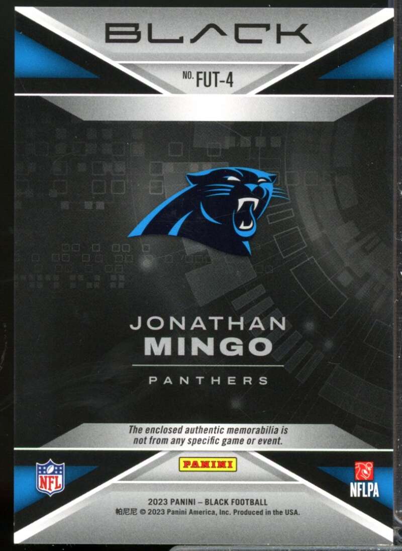 Jonathan Mingo /99 Card 2023 Panini Black Futuristic Rookie Jerseys Royal #4  Image 2
