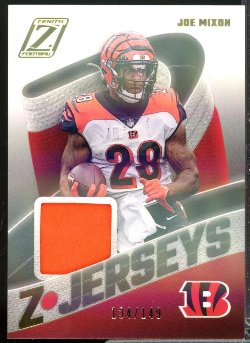 Joe Mixon /149 Card 2021 Zenith Z-Jerseys #7  Image 1