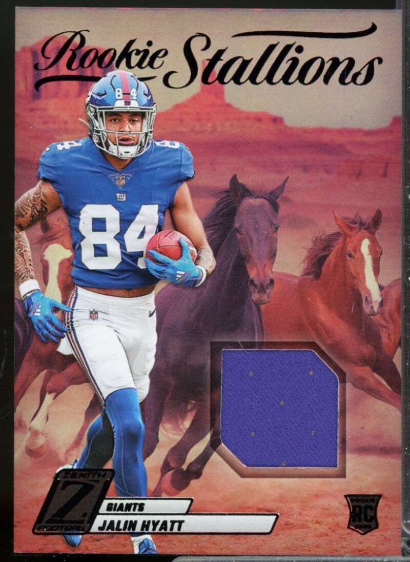 Jalin Hyatt Card 2023 Zenith Rookie Stallions Jerseys #16  Image 1