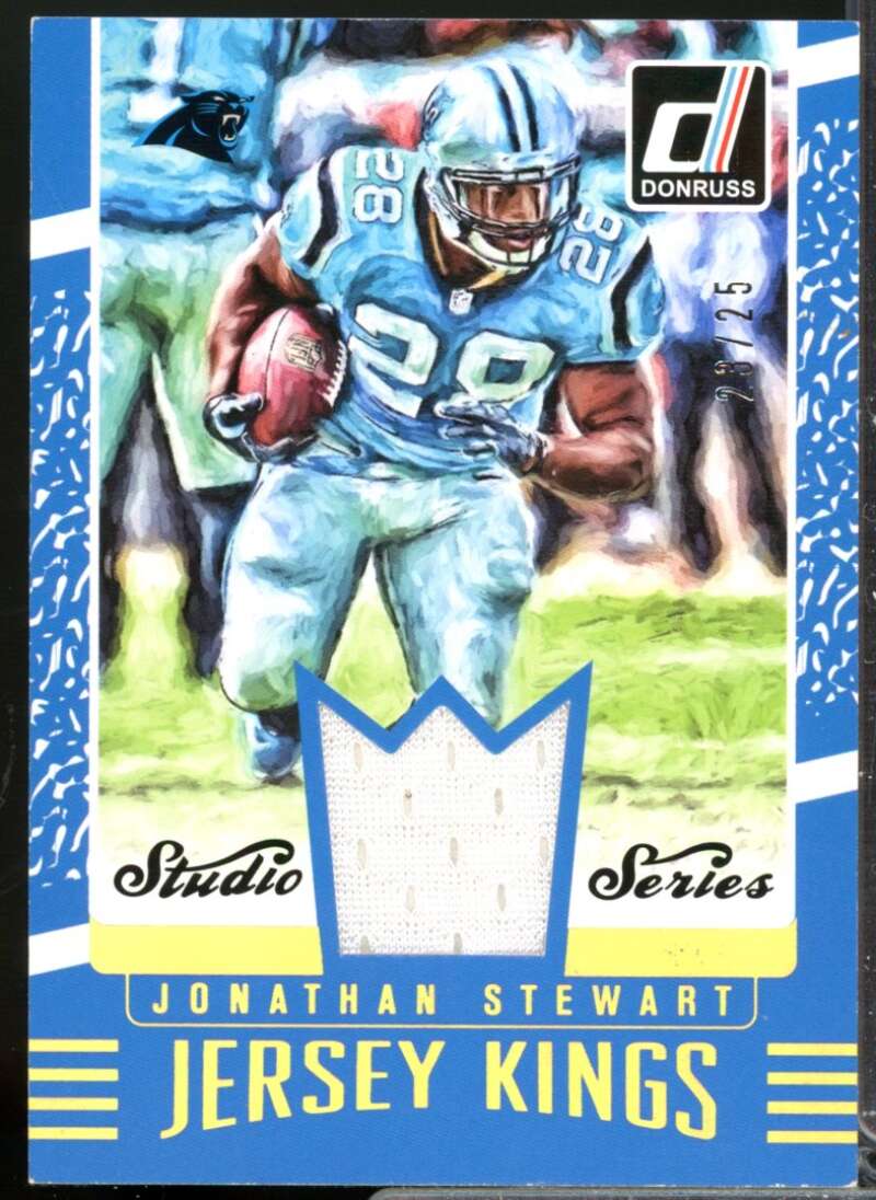 Jonathan Stewart /25 Card 2016 Donruss Jersey Kings Studio Series #22  Image 1
