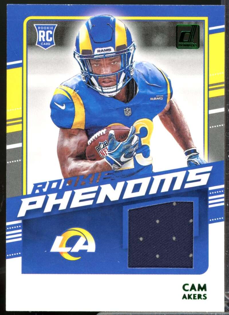 Cam Akers Card 2020 Donruss Rookie Phenom Jerseys Green #25  Image 1