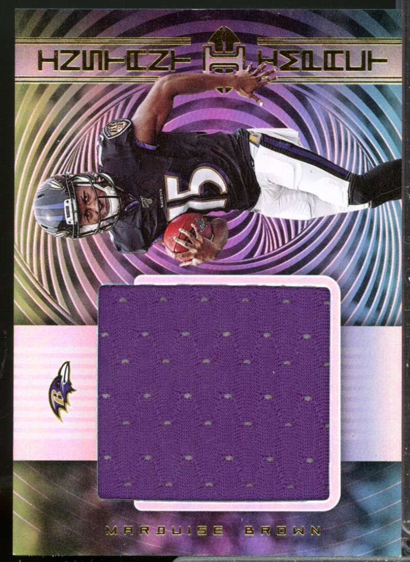Marquise Brown Card 2019 Panini Illusions Instant Impact Rookie Jerseys #21  Image 1