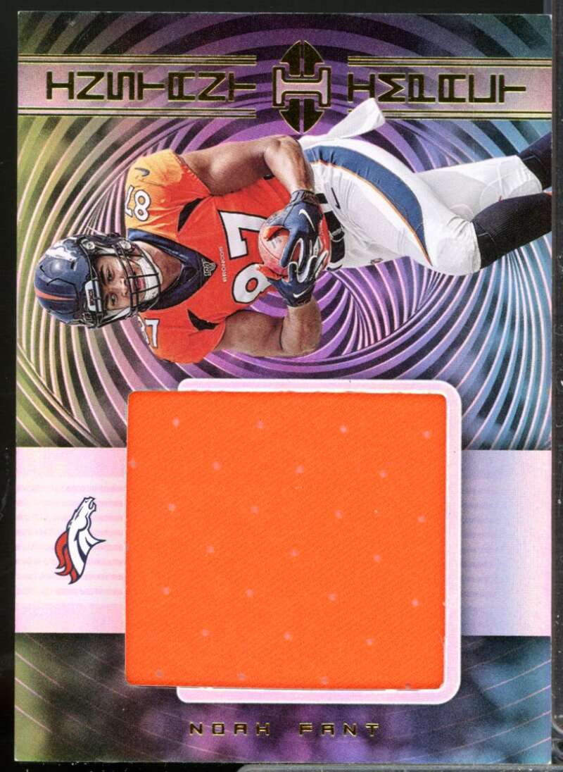 Noah Fant Card 2019 Panini Illusions Instant Impact Rookie Jerseys #26  Image 1