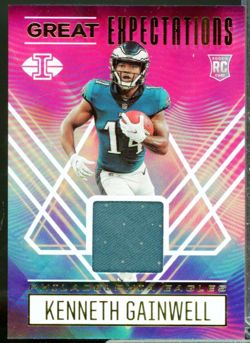 Kenneth Gainwell 2021 Panini Illusions Great Expectations Rookie Jersey #37  Image 1