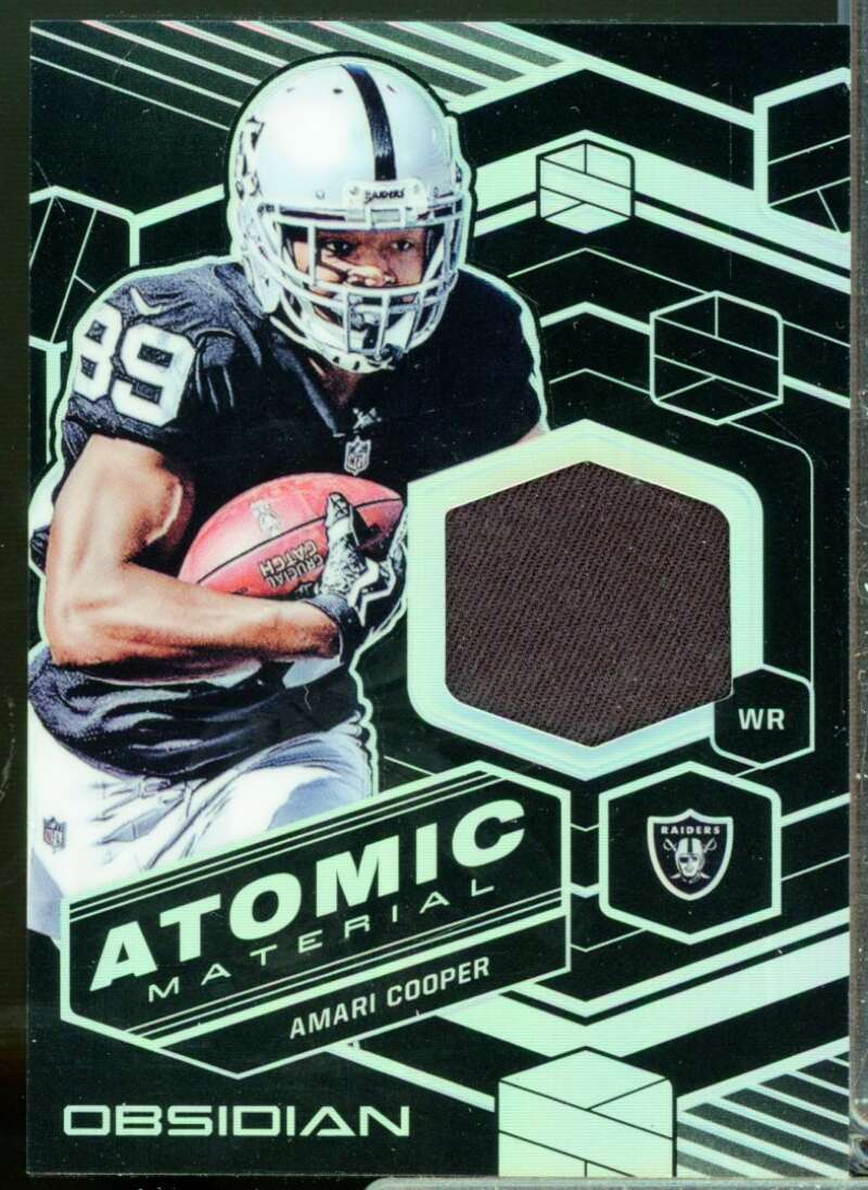 Amari Cooper Card 2018 Panini Obsidian Atomic Materials Jersey #55  Image 1