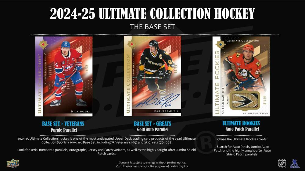 2024-25 Upper Deck Ultimate Collection Hockey Hobby Box Image 3