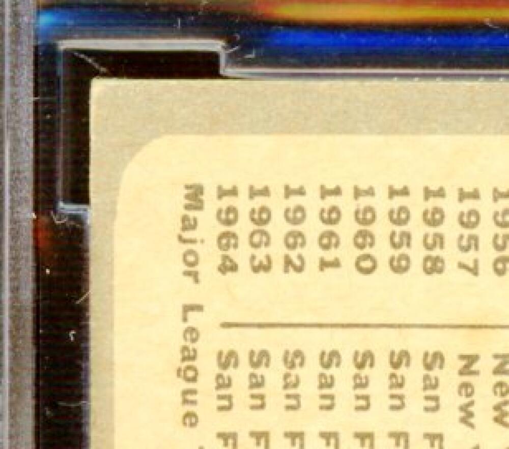 1965 Topps #250 Willie Mays Card BGS BCCG 8 Excellent+ Image 7